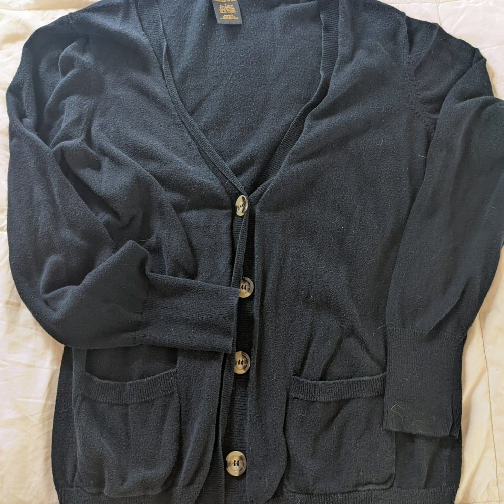 Grace Elements Black Cardingan - Large